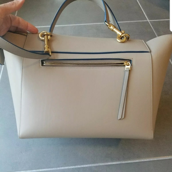 Celine Mini Belt Bag Light Taupe with Blue Piping - Picture 2 of 8